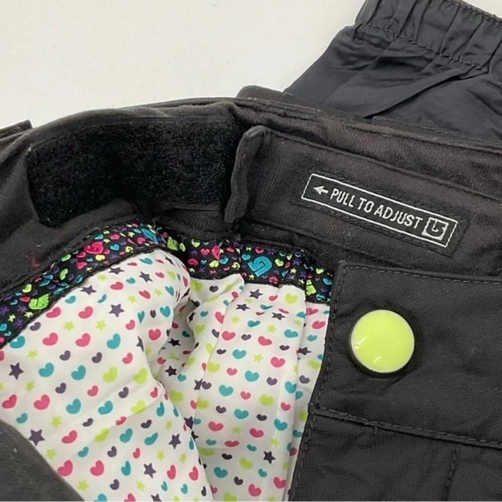 Burton Kids Black Barnstorm Driride Ski Pants Size‎ Medium